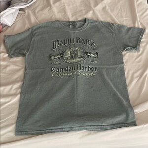 Gildan Green Short Sleeve Tee with Crew Neck